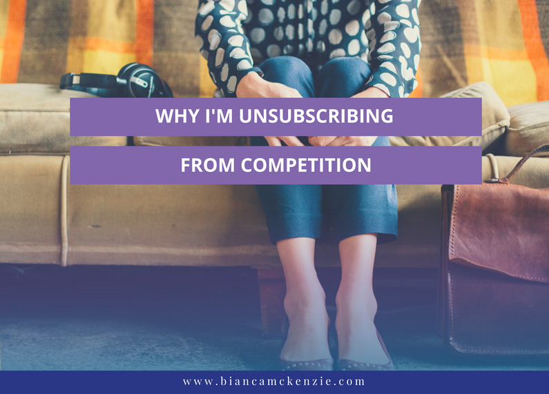 Why I’m unsubscribing from competition