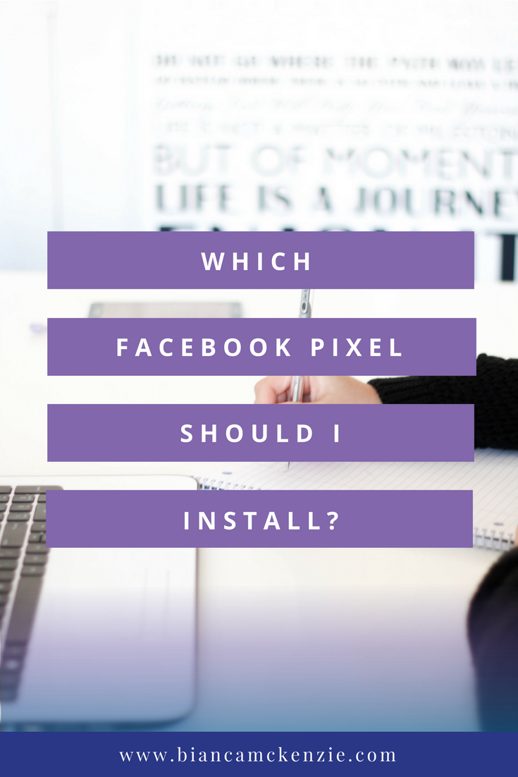 Which Facebook pixel should I install