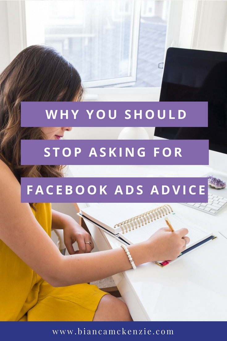 Why you should stop asking for Facebook Ads advice