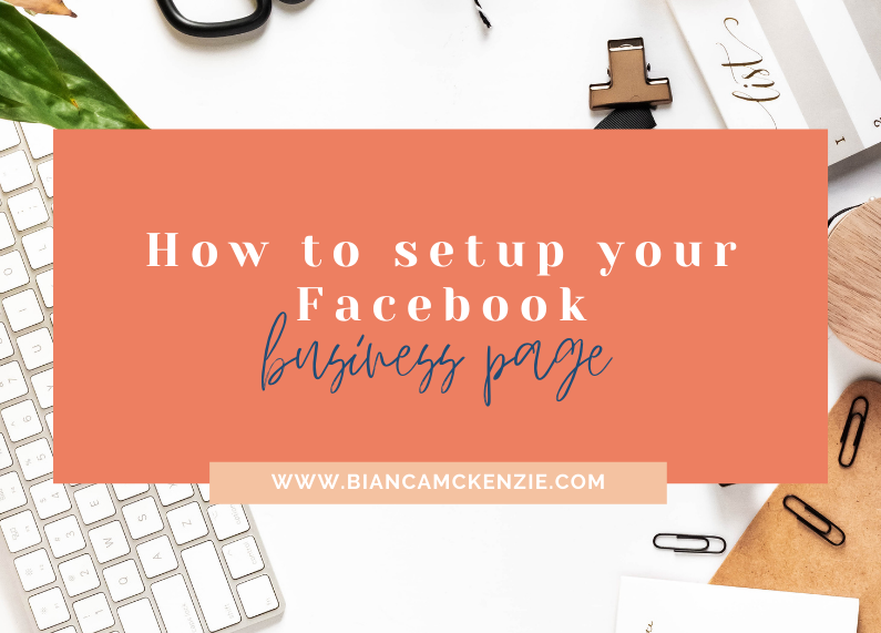 How to setup your Facebook business page