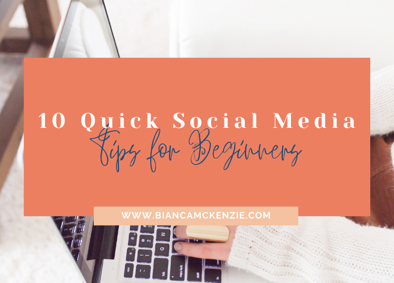 10 Quick Social Media Tips for Beginners