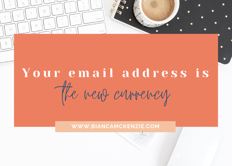Your email address is the new currency