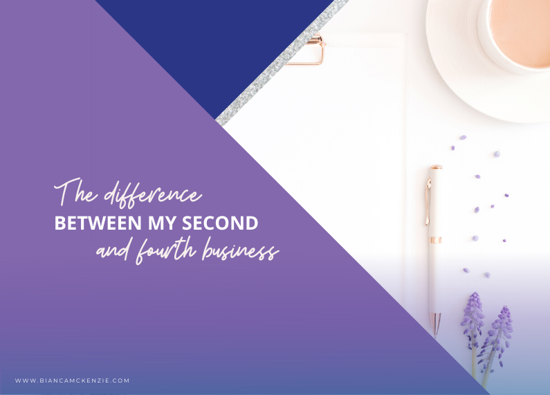 The difference between my second and fourth business