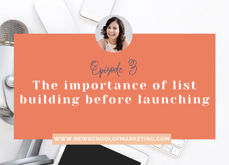 The importance of list building before launching