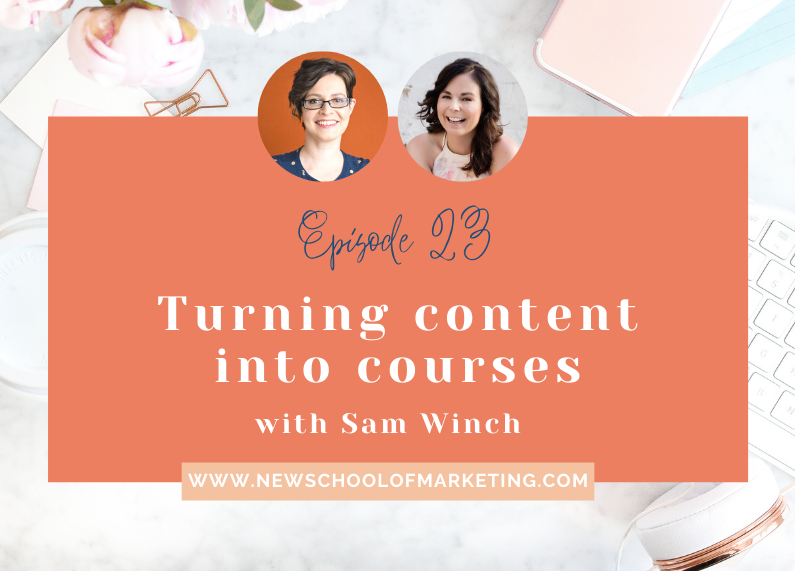 Turning content into courses with Sam Winch