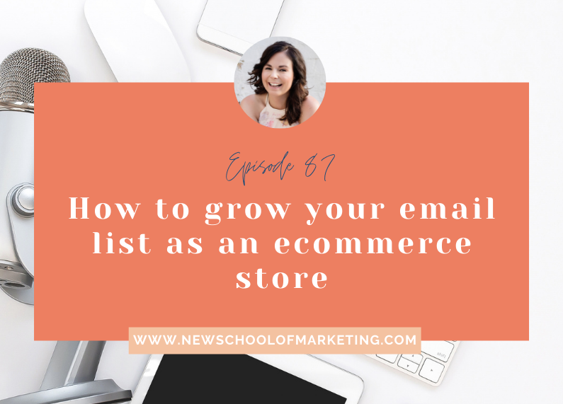 How to grow your email list as an ecommerce store