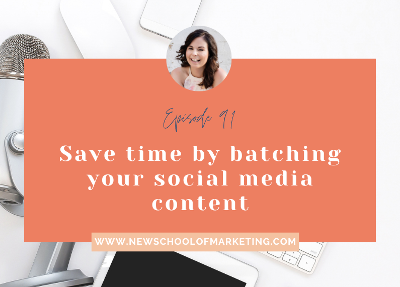 Save time by batching your social media content