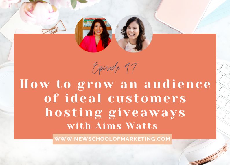 How to grow an audience of ideal customers hosting giveaways with Aims Watts Email Marketing Demystified