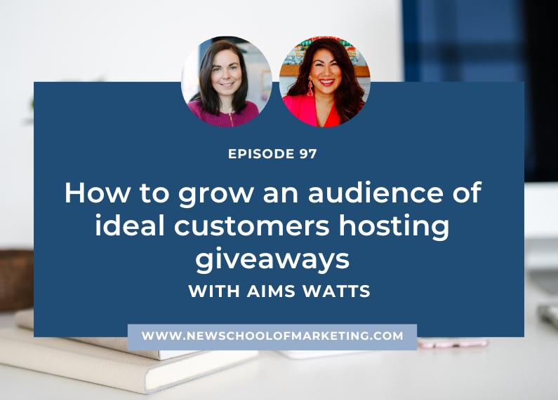 How to grow an audience of ideal customers hosting giveaways with Aims Watts
