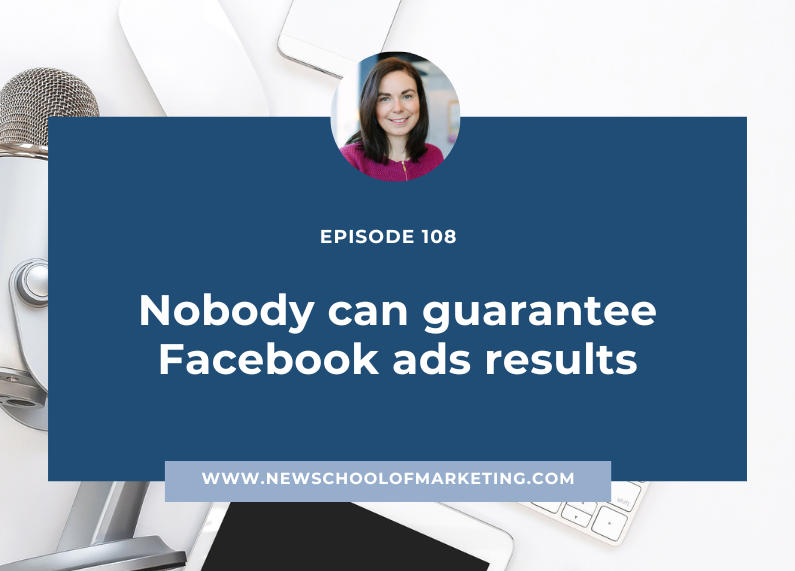 Nobody can guarantee Facebook ads results